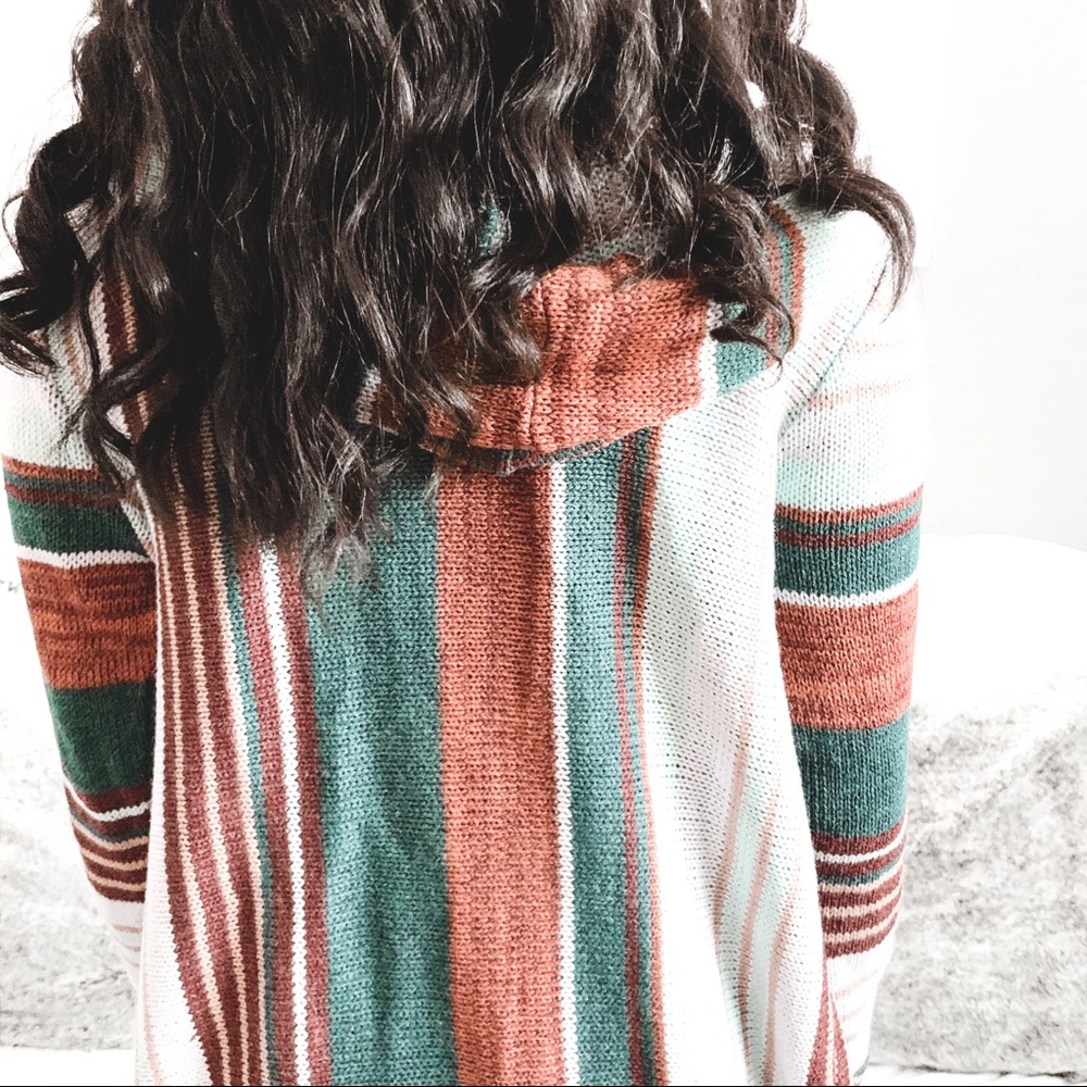 Brand new blue/ orange cardigan - Picture 3 of 6